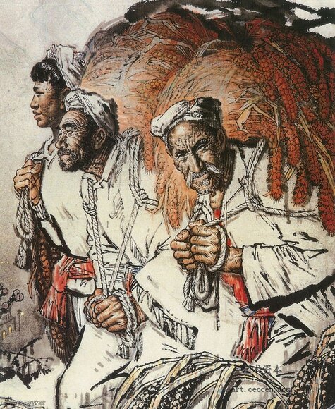 沟里人 170cm×140cm 1982年